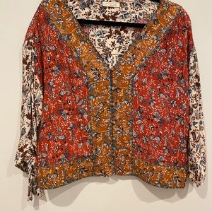 Lovestitch long sleeve, floral blouse, perfect for fall